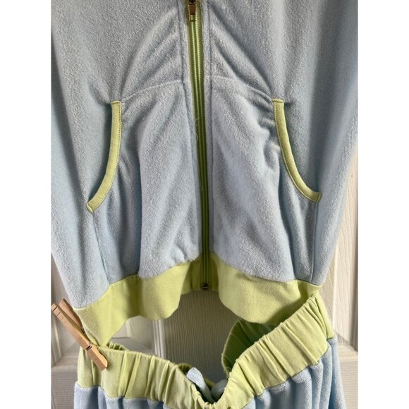Vtg Bali Studio Collection 2 Piece Jacket With Hood & Matching Lounge Pants S - Picture 7 of 10